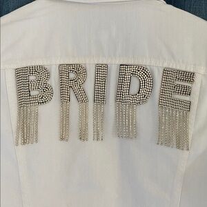 J. Crew White Bride Jean Jacket